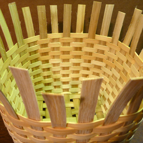 BASKET WEAVING PATTERN TUTORIAL Aubrey Twill with Step-Back Lashing