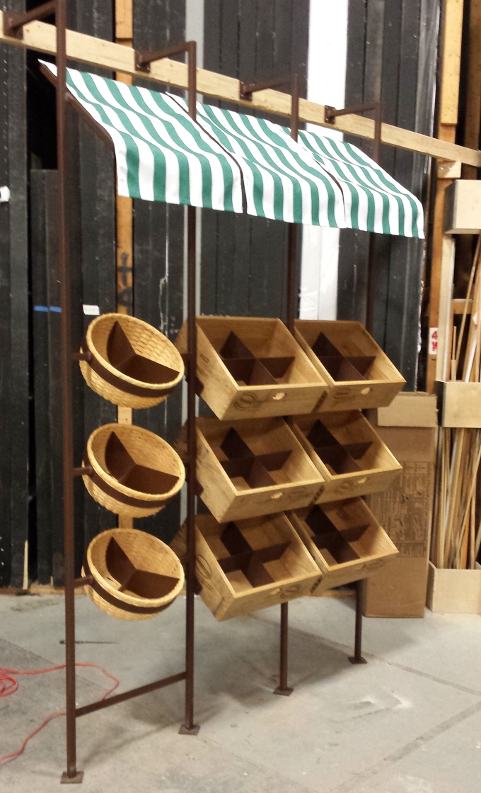 Custom Display Baskets for Mall Kiosks Joanna's Collections Country