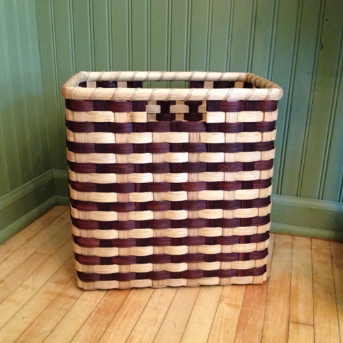 Striped basket
