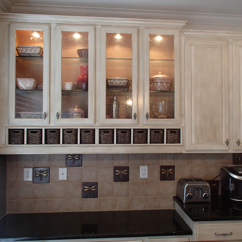 Re-finished Kitchen Cabinets