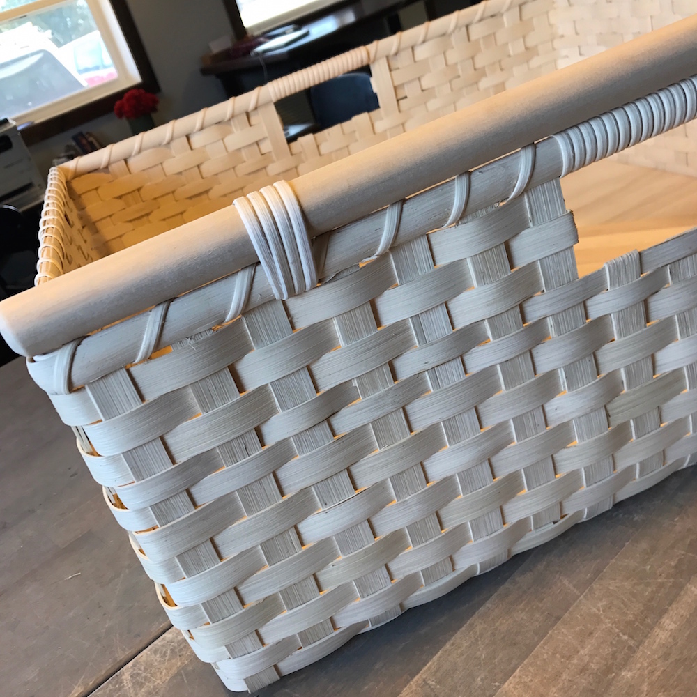 Unstained custom basket