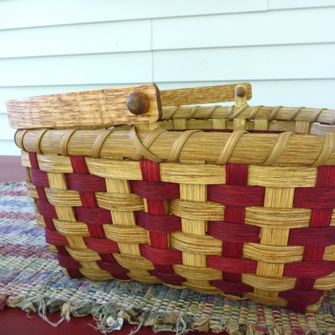 Checkered Market Basket