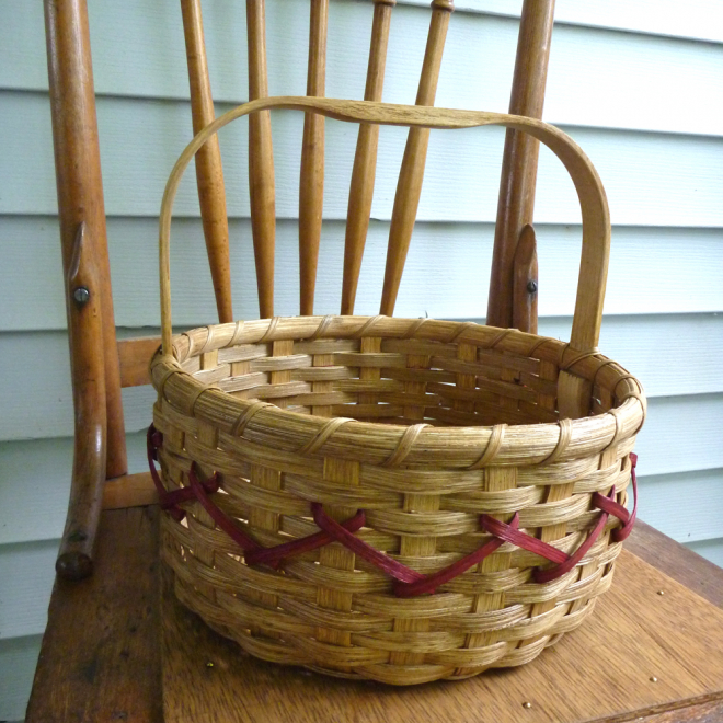 Embroidered Basket