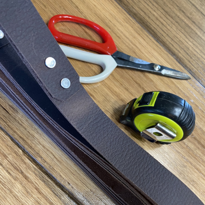 Farm-To-Table Market Basket Leather Strapping