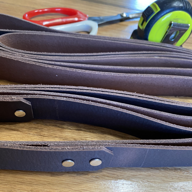 Farm-To-Table Market Basket Leather Strapping
