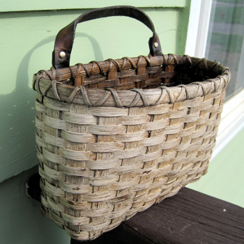 Painted Mail Basket