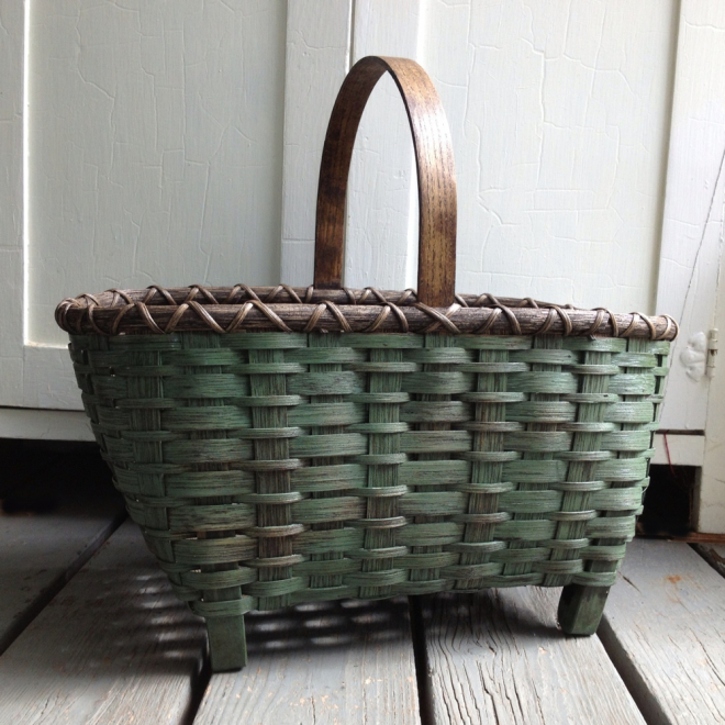 Colonial Chair Basket - Painted