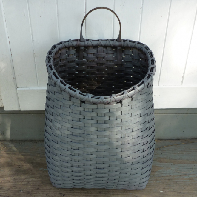 Painted Primitive Front Porch Basket