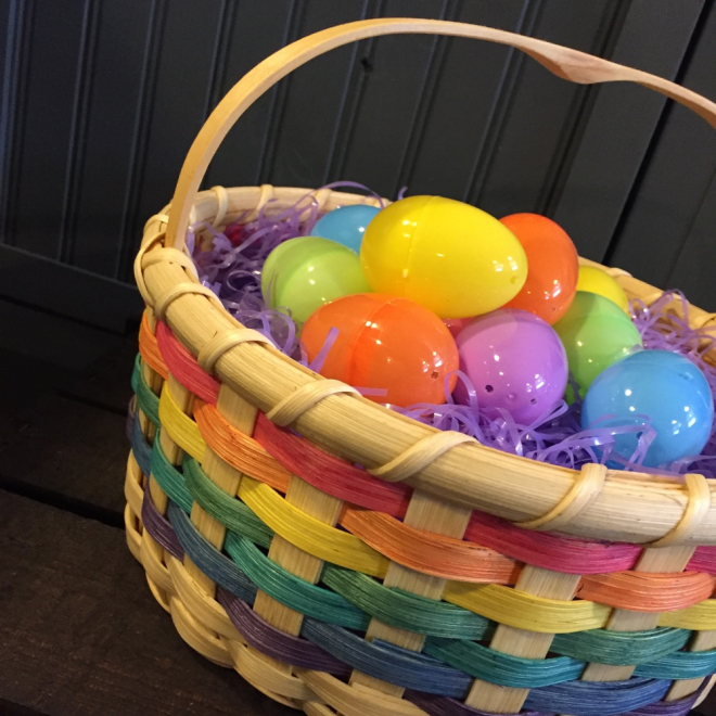 Rainbow Easter Basket